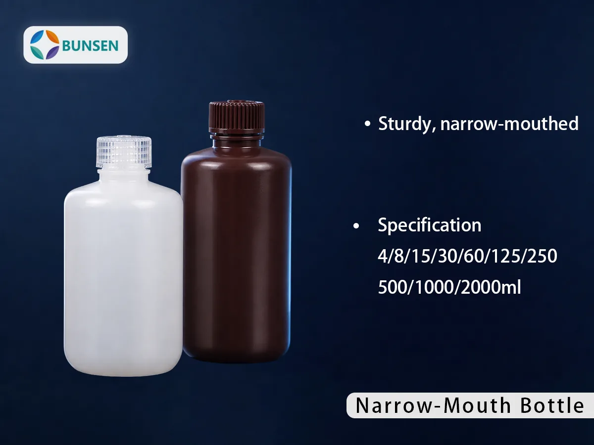 BUNSEN Narrow-mouth bottles HDPE/PP